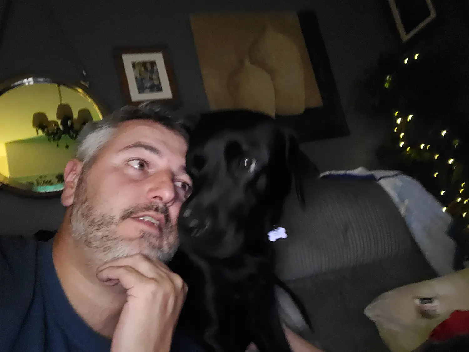 Jonathan looking curious